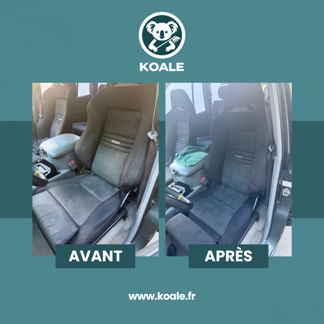 Nettoyage siège textile et textile voiture